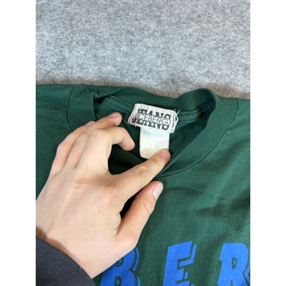 Vintage 90s Scooby Doo Iceberg T Shirt Mens Large Green Warner Bros Cartoons - Picture 3 of 5